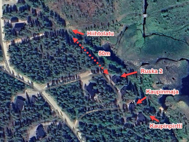 Chalet Ruska 2, Yllaes, Aekaeslompolo, Lapland - Log With And Fell Scenery *